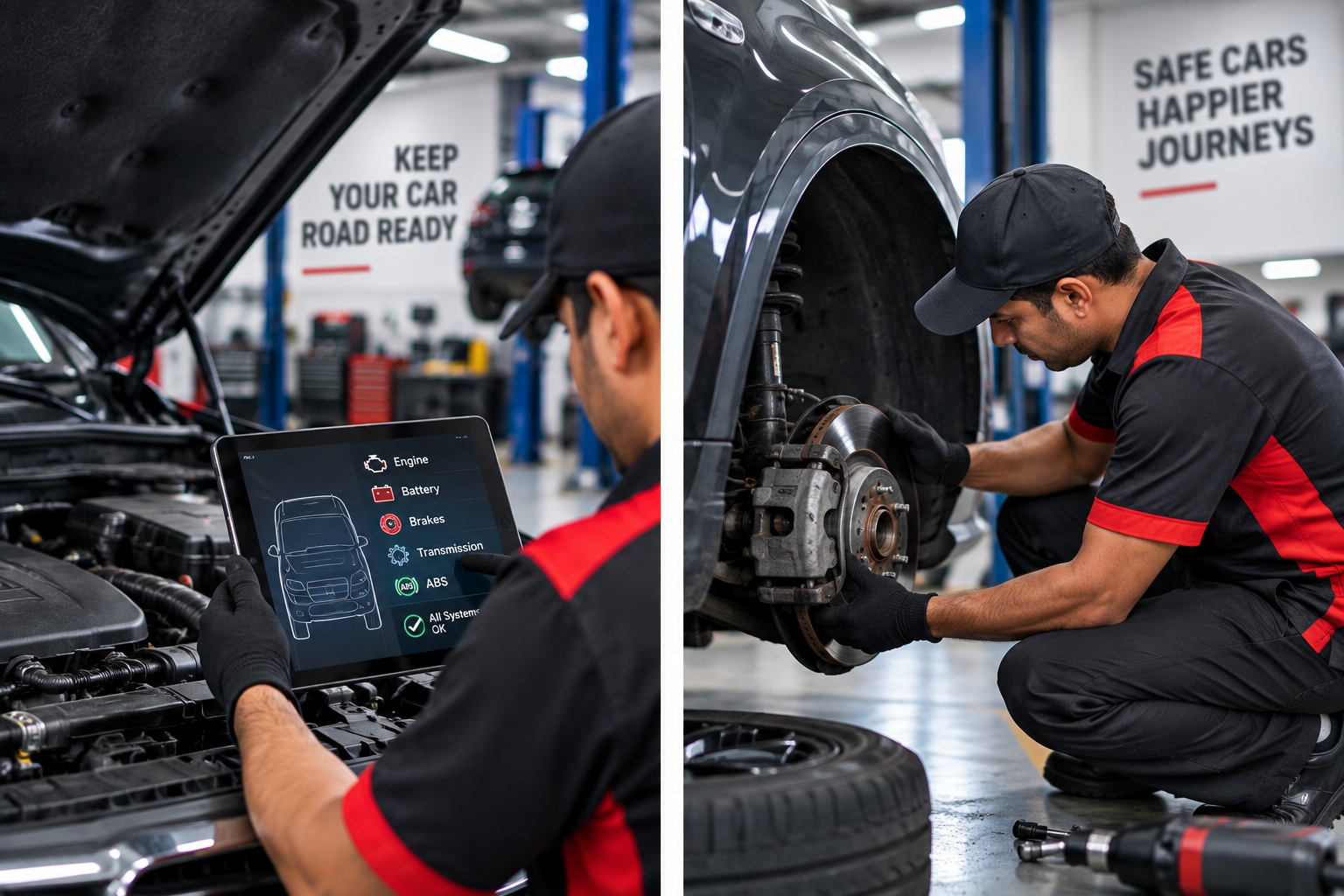 Car inspection and servicing